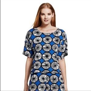 Appelsiini Print Blouse and Shorts